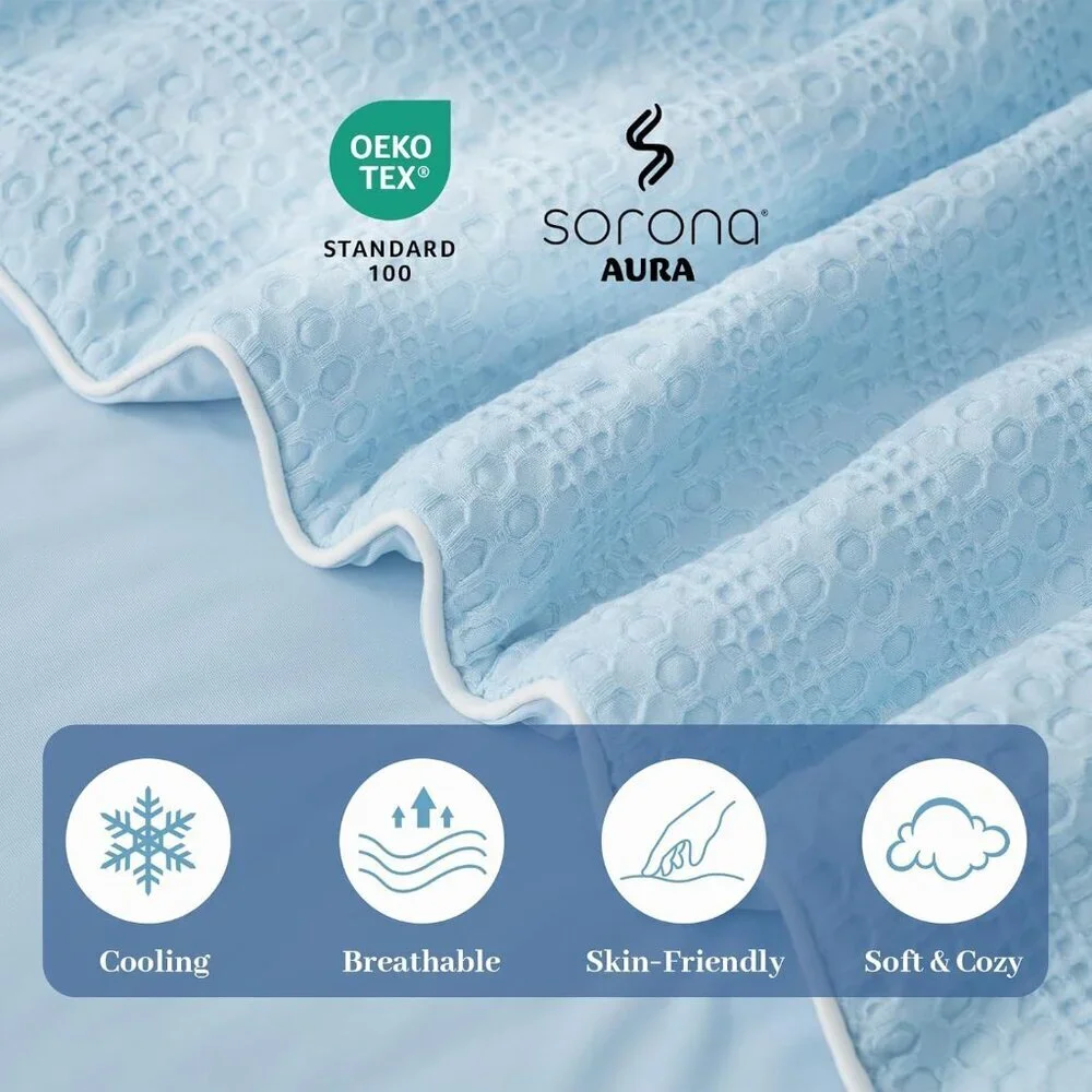 Waffle Cooling Comforter Queen Size